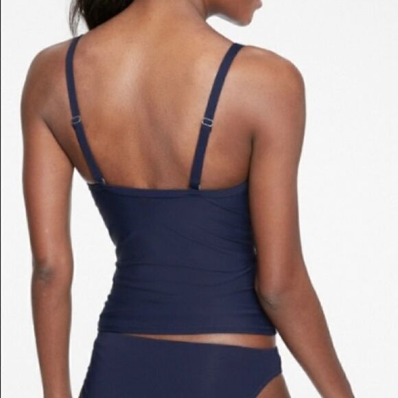 Athleta Twist Up Tankini Swim Top 34B/C - Picture 3 of 9